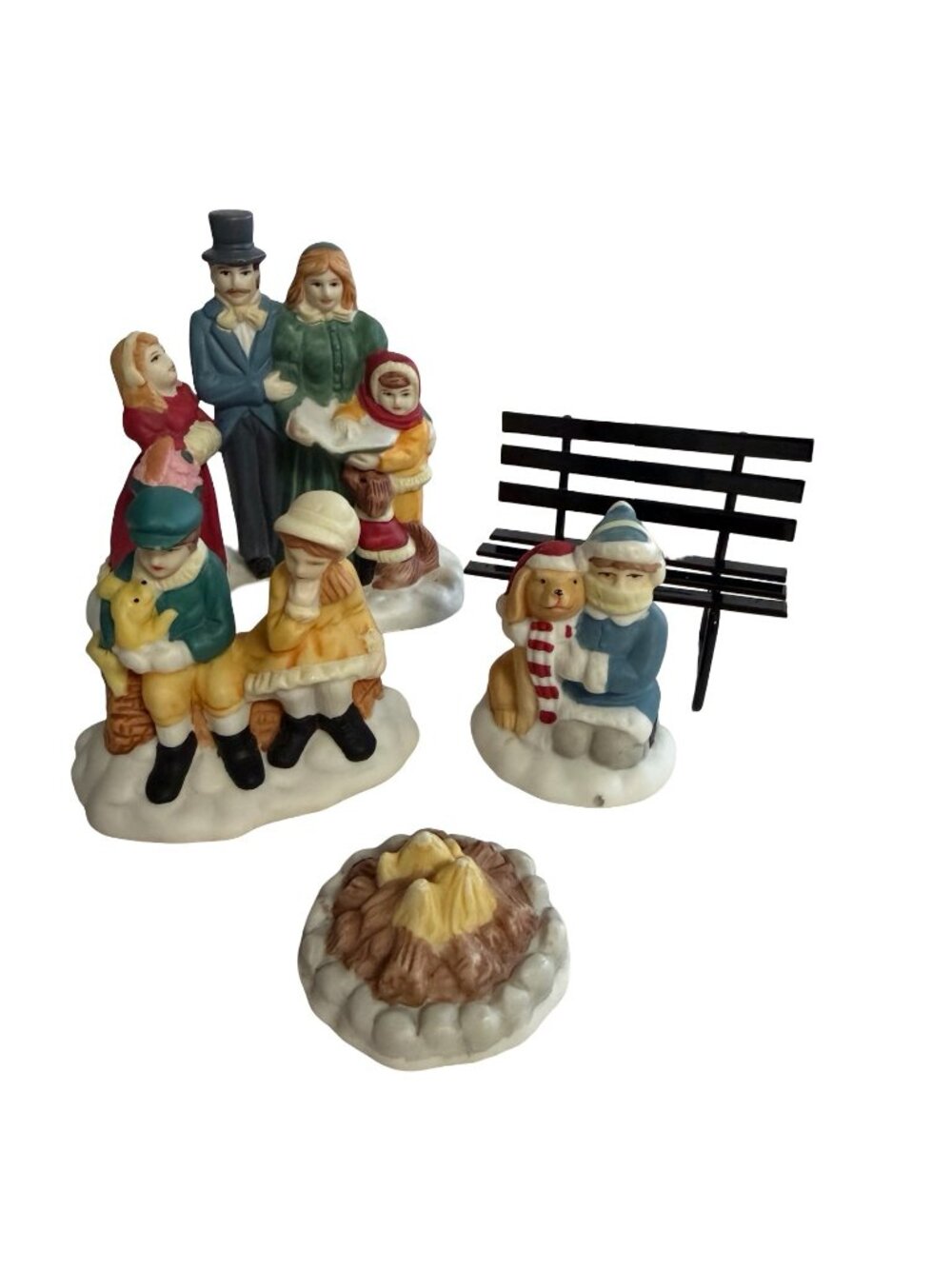 Vintage House of Lloyd Christmas Around The World Porcelain Victorian Set 1989 B